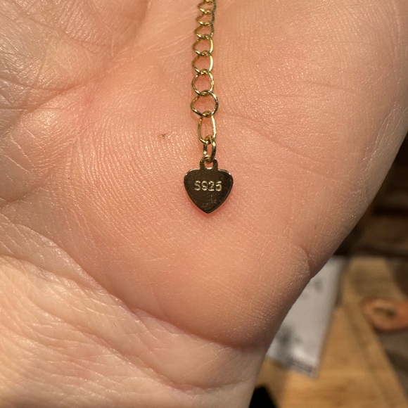 #312 1.1 ctw Moissanite station necklace - Picture 5 of 6